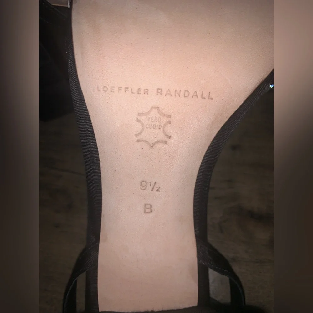 NIB LOEFFLER RANDALL SAVANNAH RHINESTONE RUFFLE HEEL - Picture 10 of 12